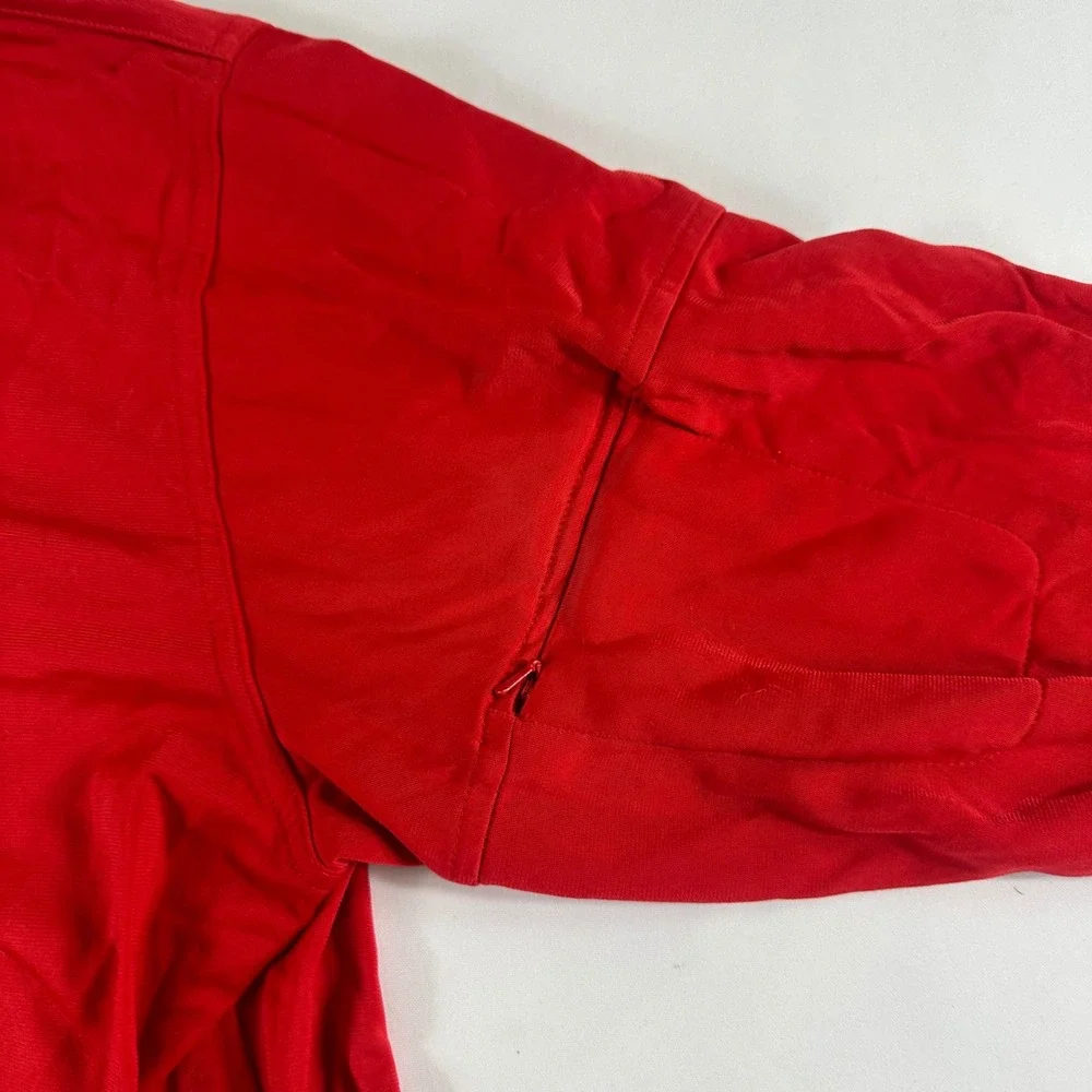 Jordan Red Carthage Volleyball Zip Up Hoodie Jacket‎ Mens XLT